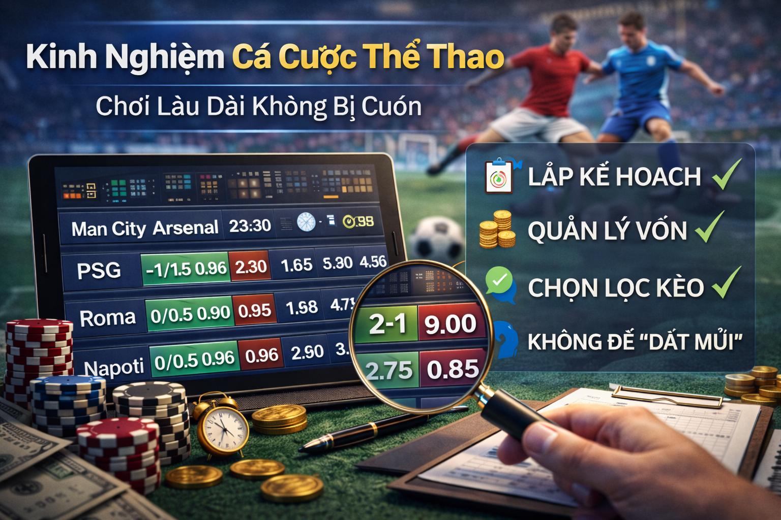 Kinh nghiệm cá cược thể thao