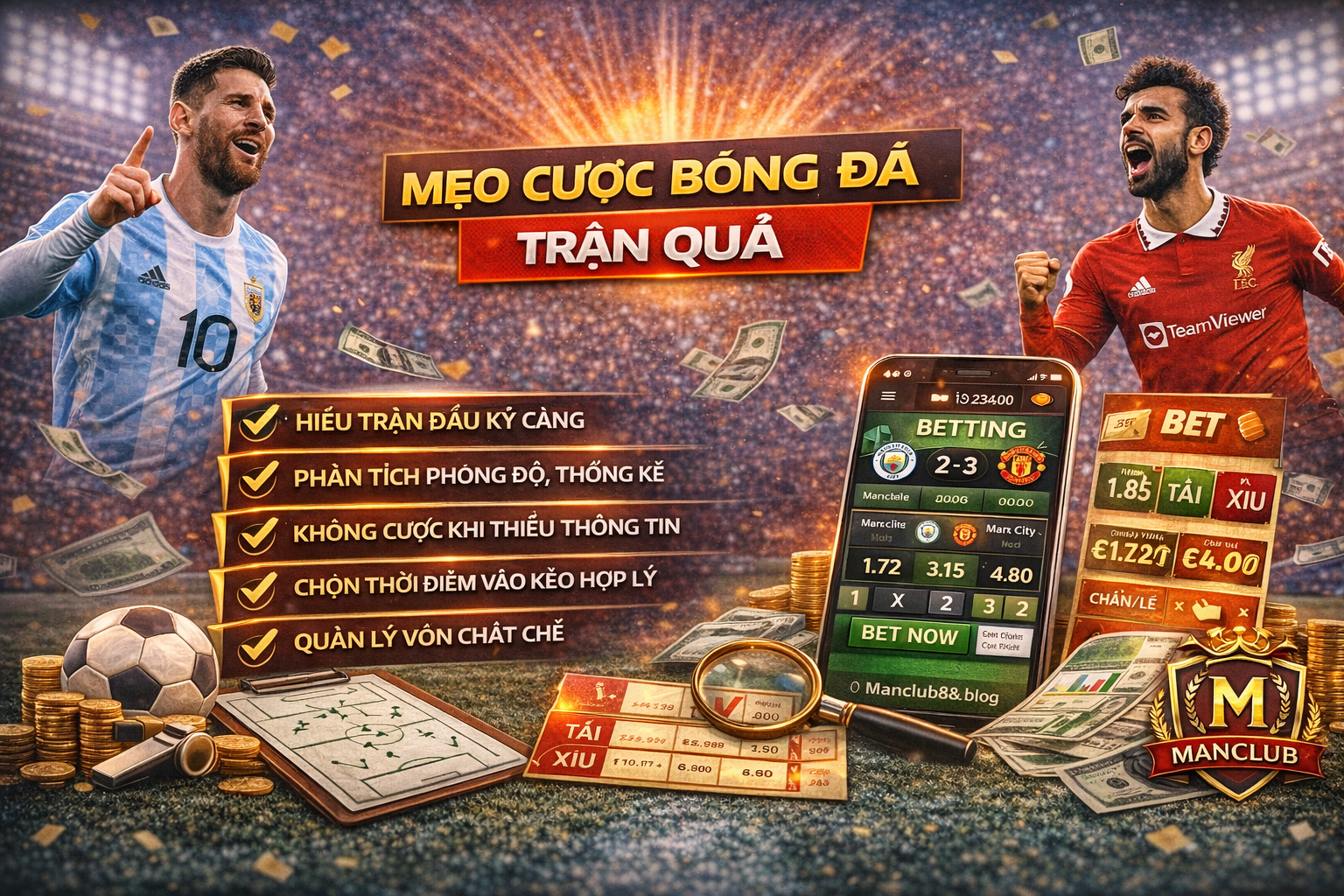 Mẹo cược bóng đá hiệu quả