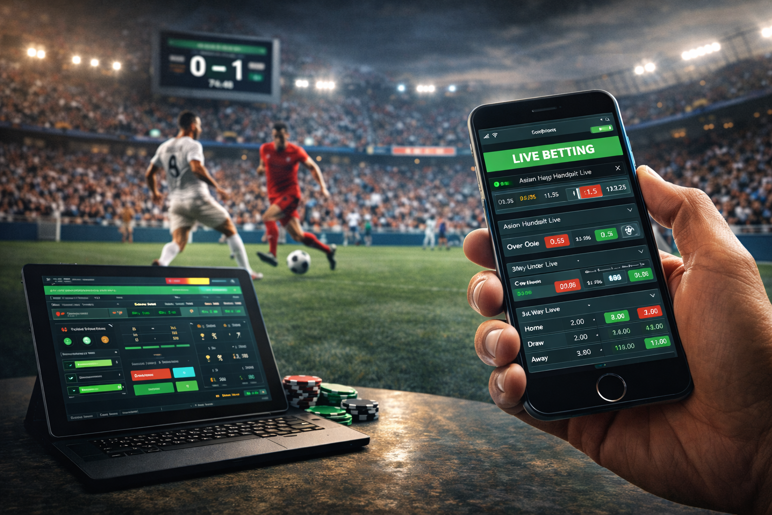 Cá cược thể thao trực tiếp