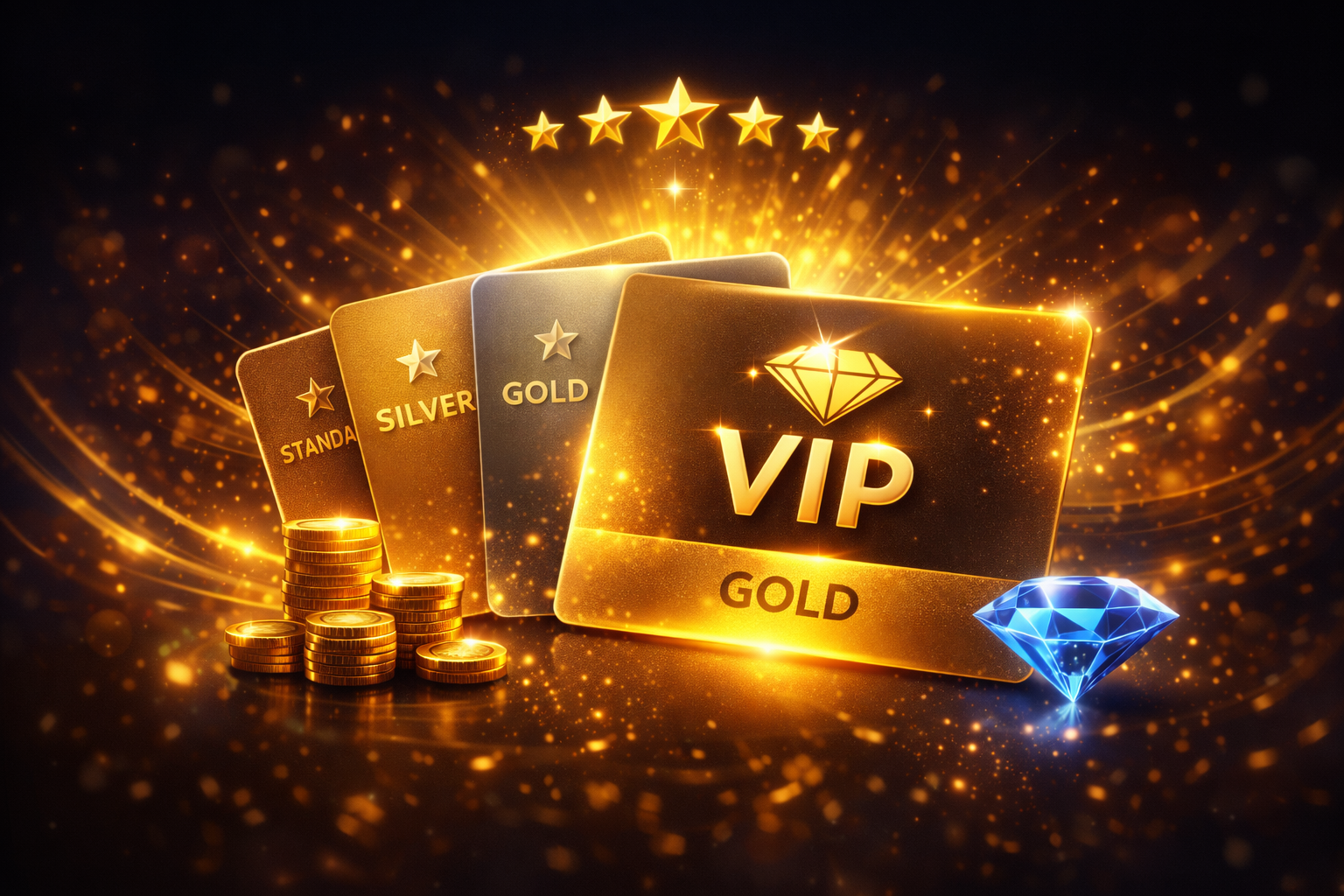 Thẻ thưởng VIP và phần thưởng vàng